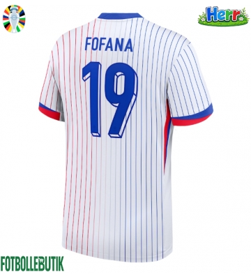 Frankrike Youssouf Fofana #19 Bortatröja EM 2024 Kortärmad